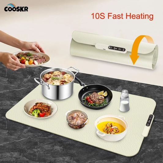 Foldable Silicone Food Warming Tray
